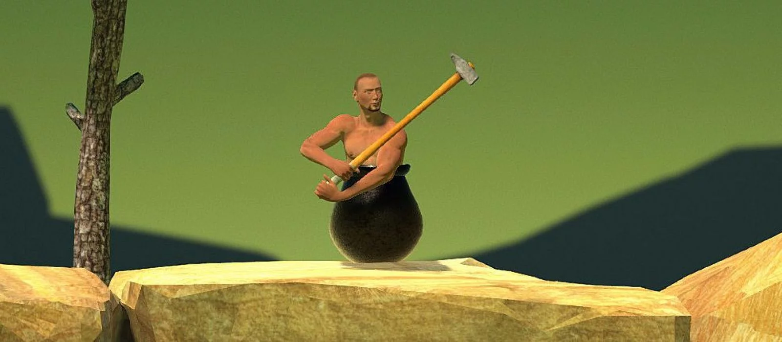 Игра где в горшке с молотком. Getting over it with Bennett Foddy. Getting over it with Bennett Foddy игра. Диоген геттинг овер ИТ. Мужик в котле с кувалдой.