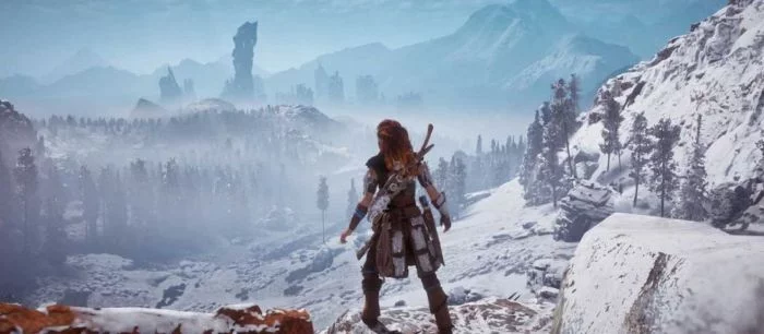 Посмотрите 12 минут геймплея Horizon Zero Dawn — The Frozen Wilds