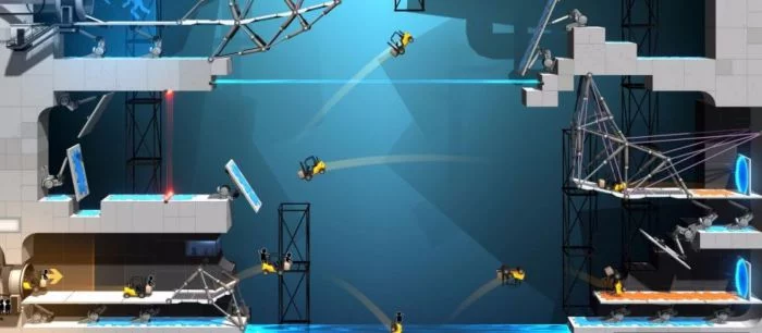 Авторы Bridge Constructor Portal работали с Valve, чтобы сохранить атмосферу Portal