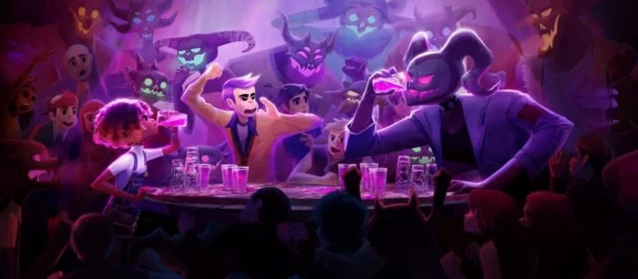 В новой игре авторов Oxenfree вы будете напиваться с Сатаной