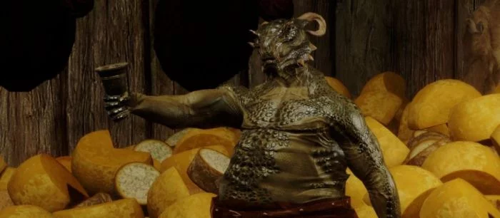 В Skyrim все еще весело: игрок собрал 500 драгоценных камней и крикнул на них &#128168;&#128165;