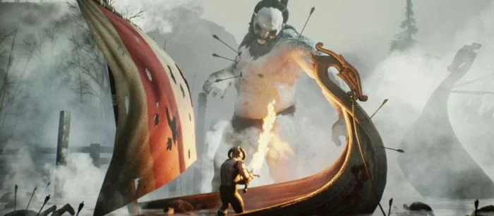 В новом трейлере Rune: Ragnarok показали сражения с драконами и великанами