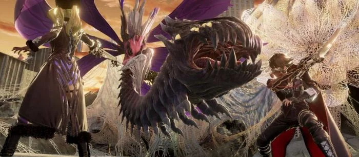 На новых скринах Code Vein показали мультиплеер и героев