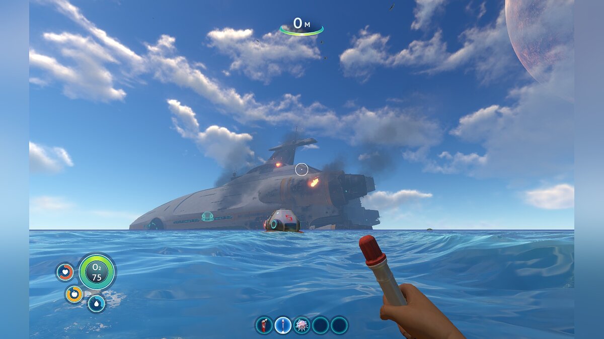 Начальный гайд по Subnautica. Что такое спасательная капсула? Как построить базу? Как утолить голод и жажду? Что можно найти на Авроре и как лечиться?