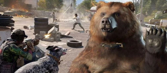 Как в Far Cry 5 приручить медведя Чизбургера и сделать его своим компаньоном