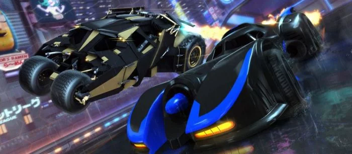В Rocket League добавили бэтмобили из «Темного рыцаря» и «Бэтмена» 1989 года