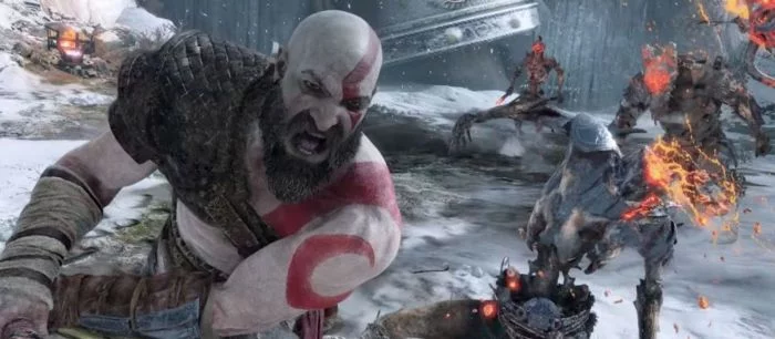 Посмотрите полчаса геймплея God of War c PS4 Pro