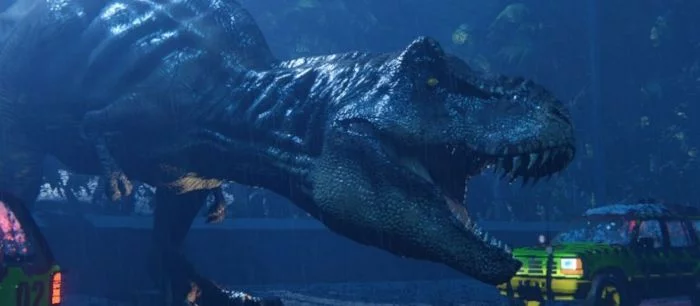 Сцену из «Парка юрского периода» с тираннозавром воссоздали на движке Unity 5 (видео)