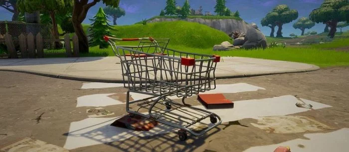 В Fortnite теперь можно кататься на продуктовой тележке
