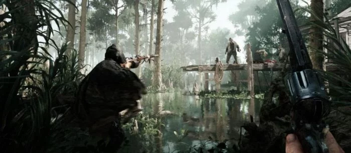 В первом большом обновлении Hunt: Showdown добавили новое оружие, одежду и урон от падения