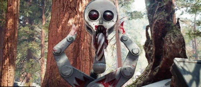 В трейлере Atomic Heart герой пьет сгущенку из банки и сражается с безумными роботами в альтернативном СССР