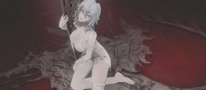Полуголая девушка купается в горячем источнике в новом видео Code Vein