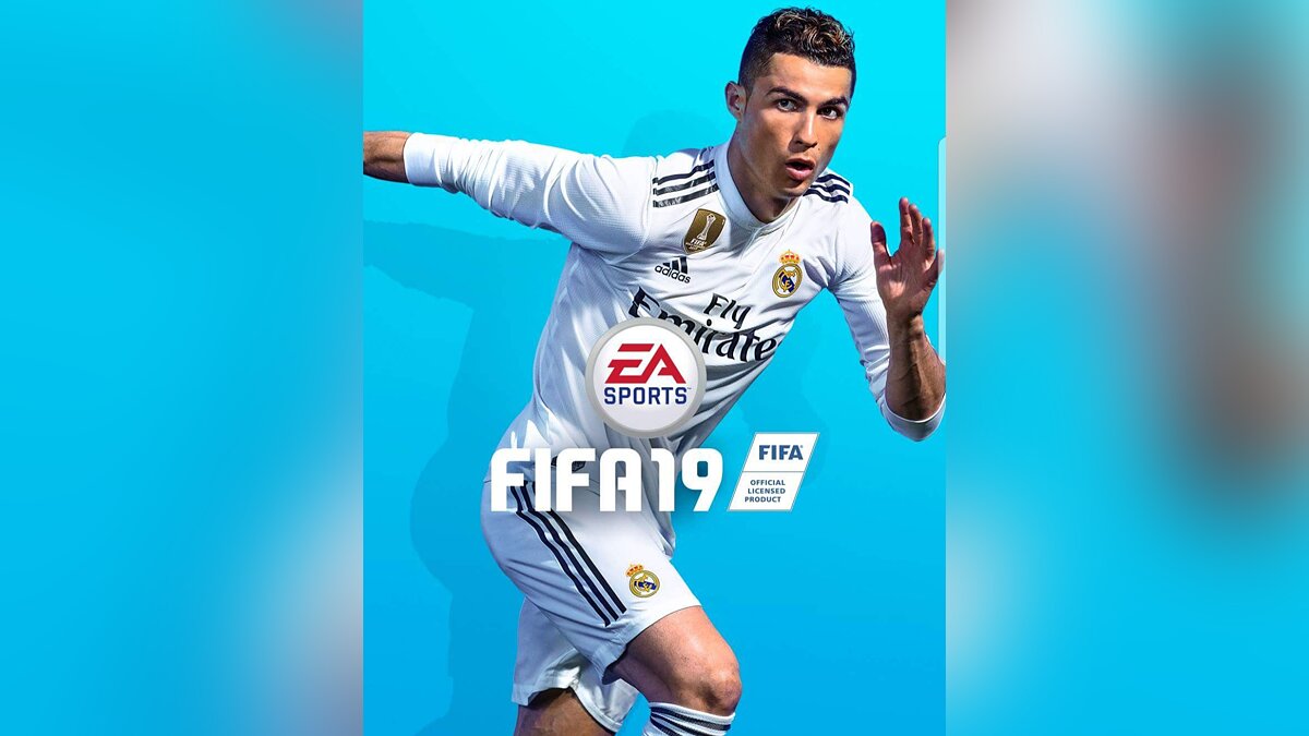 Анонсирована FIFA 19, игру покажут завтра. На обложке — Роналду, на рекламе  — Месси с козлом