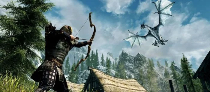 80-летняя женщина, играющая в Skyrim, потеряла компаньона в битве. Игрок устроила ему трогательные похороны