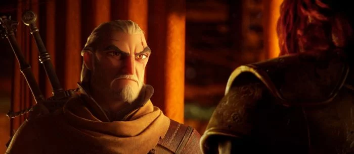 Фанат превратил Геральта из Witcher 3 и Кратоса из Gof of War в персонажей из мультфильмов