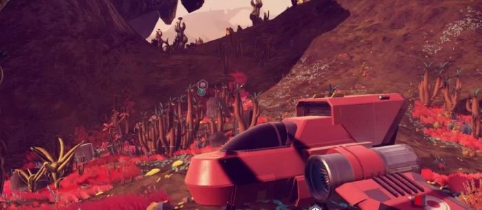 Фанат создал в No Man's Sky гигантский портрет автора игры, который видно из атмосферы