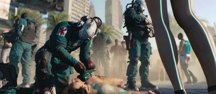 Медицинская помощь в Cyberpunk 2077 будет оказана в любое время суток