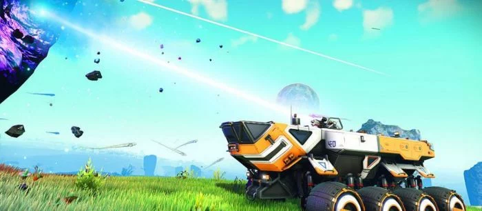 Баг в No Man's Sky заставляет корабль стрелять в самого себя