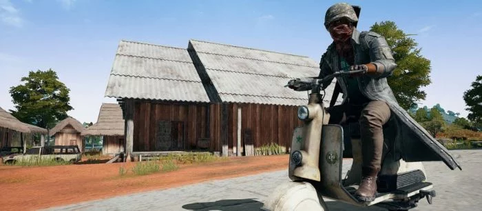 Новый патч для PUBG добавил в игру скутер и новый автомат