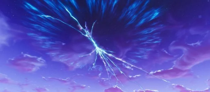 В Fortnite снова происходят странные вещи — из разломов бьют молнии