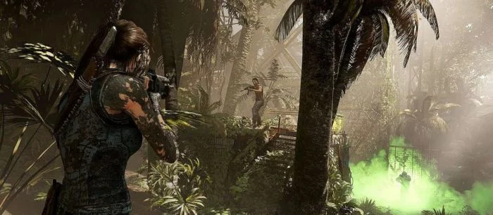 В новом трейлере Shadow of the Tomb Raider Лара ест цветы, режет жуков и делает ядовитые гранаты