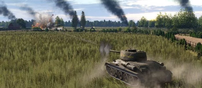 В новом трейлере Steel Division 2 показали залп «Катюш» и танковые сражения на фоне церкви