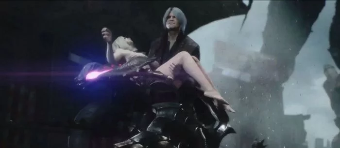 Capcom показала геймплей Devil May Cry 5 за Данте: меч-мотоцикл, битва с боссом и голая Триш