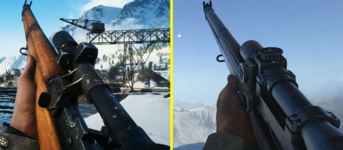 Посмотрите, как отличается оружие в Battlefield 5 и Call of Duty: WWII — видео