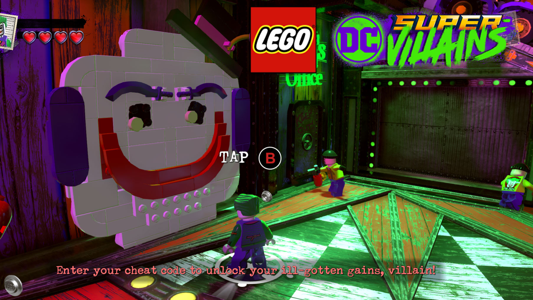 Чит-коды на LEGO DC Super-Villains — все персонажи