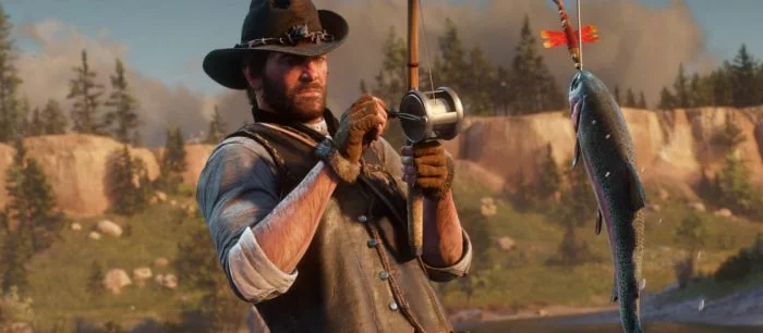 Как рыбачить в Red Dead Redemption 2: где взять удочку, карта легендарных рыб, виды приманки