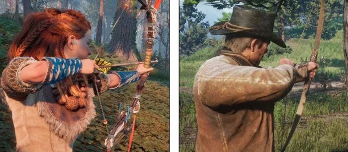 Какая игра красивее? Фанат сравнил графику Horizon Zero Dawn и Red Dead Redemption 2 (видео)