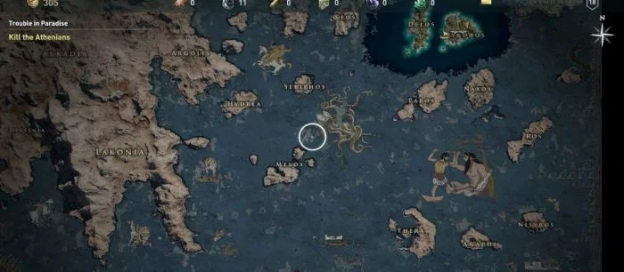 Карту из Assassin's Creed Odyssey сравнили с реальной картой Греции