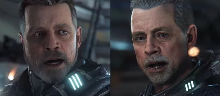 Посмотрите, как за год изменился Люк Скайуокер в Star Citizen — сравнение графики