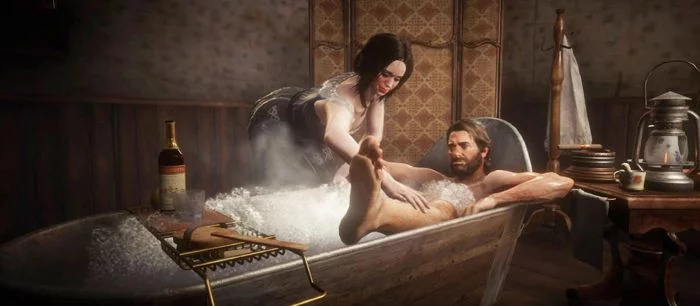 Секс, проститутки, голые девушки и геи в Red Dead Redemption 2 — видео (18+)
