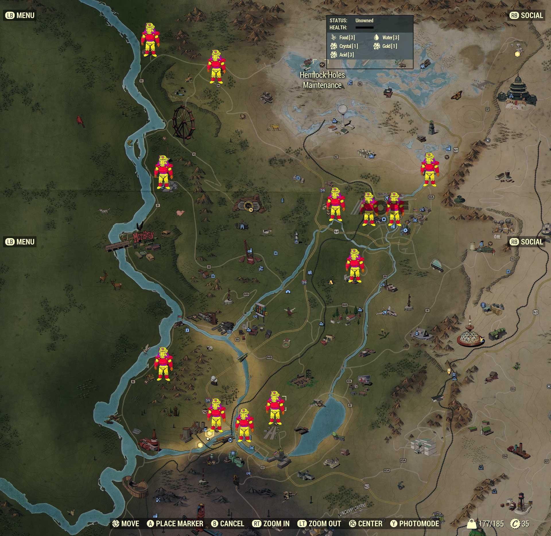 Где найти силовую броню в Fallout 76 — гайд и карта 2346