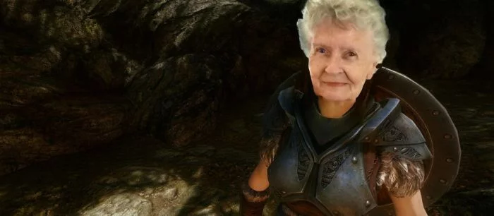 Бабуля-геймерша боится не дожить до выхода TES 6. Фанаты просят увековечить ее в игре