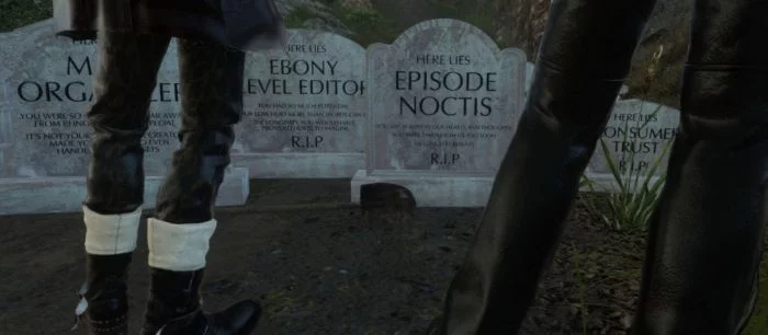 Геймеры попрощались с «мертвой» Final Fantasy XV и установили ей надгробие