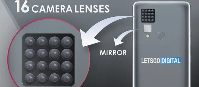 LG запатентовала телефон с 16 (шестнадцатью!!!) камерами