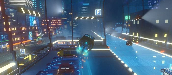 В Steam выйдет киберпанк-адвенчура, в которой можно летать на машине и общаться с андроидами