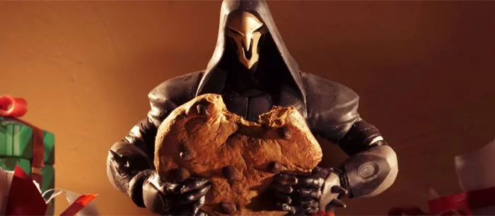 Blizzard показала рождественскую короткометражку Overwatch — Трейсер, Жнец и печеньки