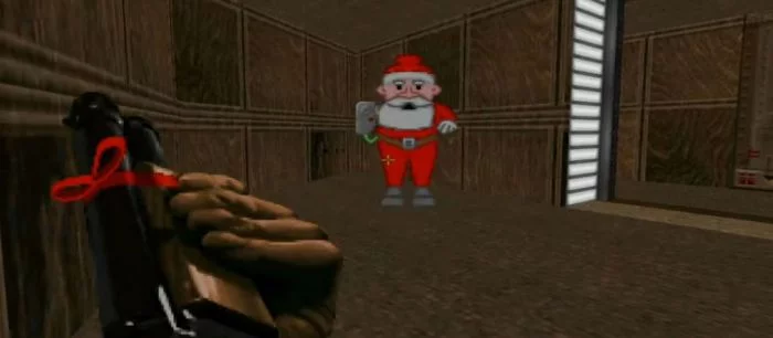 Doom с рождественским модом запустили в VR. Посмотреть и скачать можно здесь
