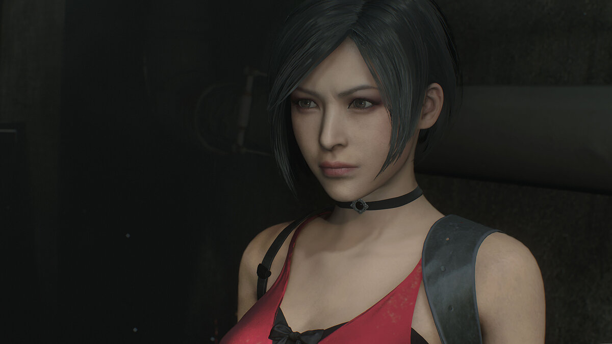 В сеть слили новые скриншоты Resident Evil 2 Remake с Адой Вонг в красном платье Она очень красивая 3980