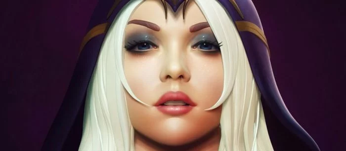 Восхитительные арты с жуткими монстрами и красивыми девушками