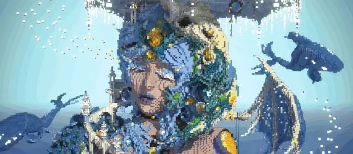Парень создал невероятно красивую скульптуру в Minecraft, которая поражает количеством деталей