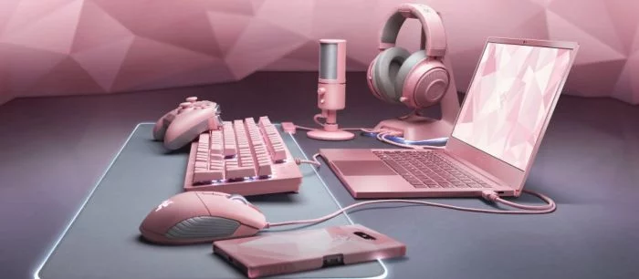 Розовый — хит сезона. Razer представила свои гаджеты в новом цвете