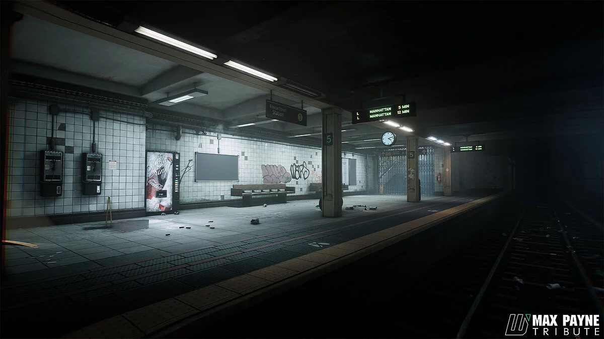 Unreal engine remake. Max payne 1+2 remake. max payne unreal engine 5. станция роско стрит. макс пейн 1 локации.