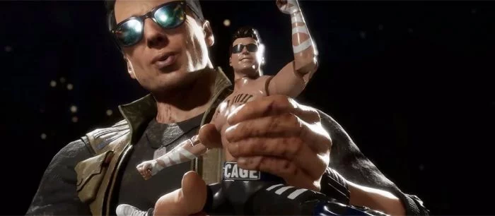 Джонни Кейдж оторвал Кабалу голову и бросил ее в экран в новом трейлере Mortal Kombat 11