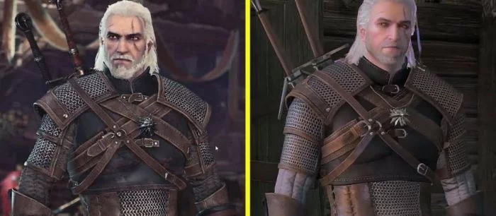 Один ведьмак, две игры. Посмотрите, как Геральт из The Witcher 3 отличается от Геральта из Monster Hunter: World (видео)
