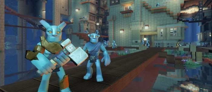 В Steam можно бесплатно поиграть в Boundless — онлайн-песочницу с воксельной графикой