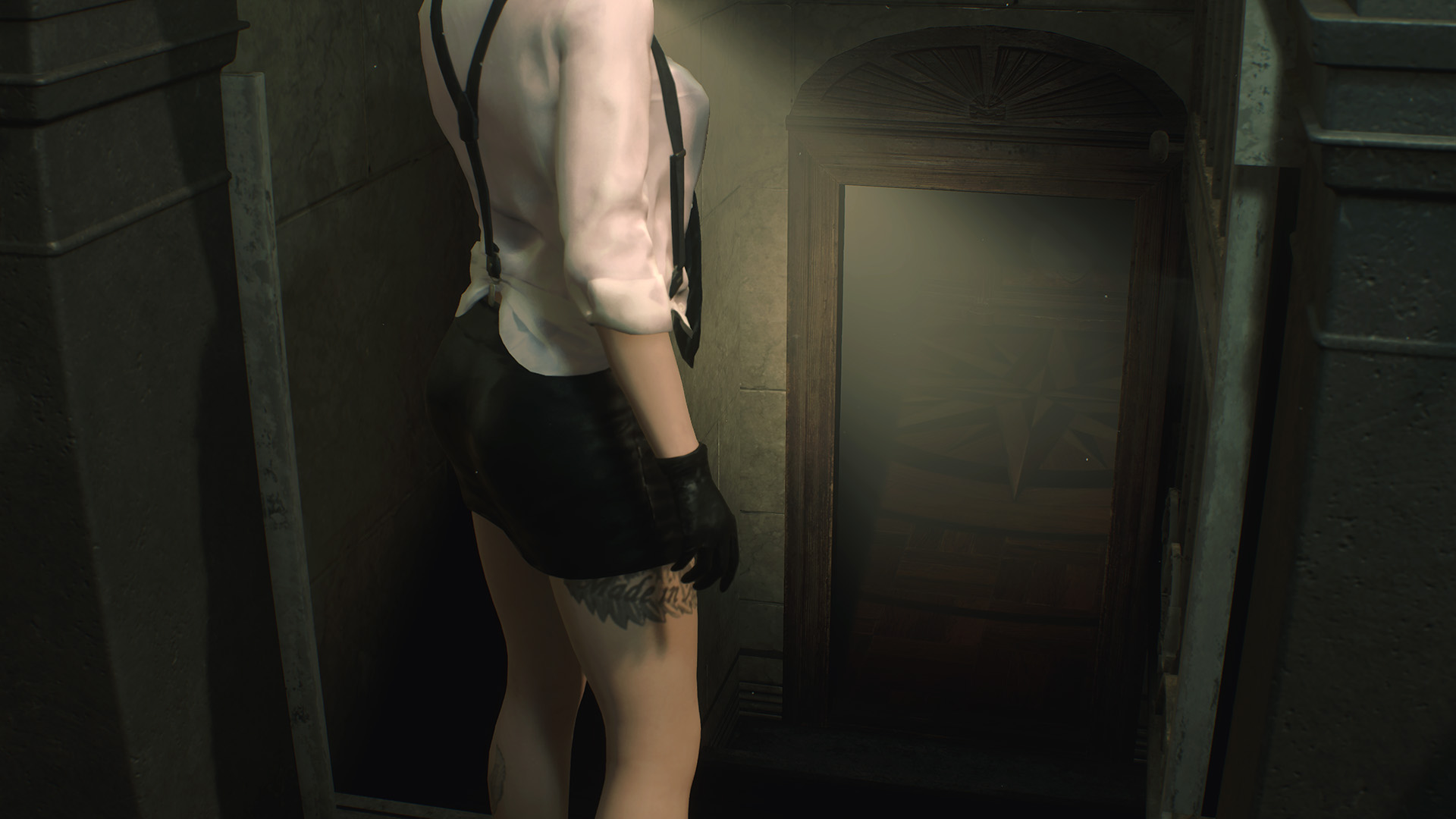 Resident evil claire mods. Resident Evil 2 костюм Клэр «Нуар». Resident Evil 2 Claire костюмы. Резидент ивел 2 Клэр. Клэр ремейк резидент Ивил 2.